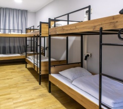 Кровать в общем номере в Almaty BackPackers