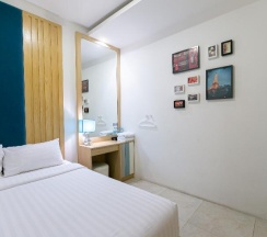 Двухместный номер Standard с видом на город двуспальная кровать в The Bedrooms Hostel Pattaya