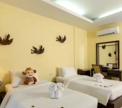 Двухместный номер Deluxe с видом на сад 2 отдельные кровати в Secret Cliff Resort Phuket
