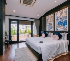 Студия с балконом в Baan 125 Stay