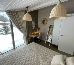 Коттедж с красивым видом из окна в Бали