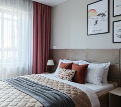 Квартира в Апартаменты на 9.3 Rose Studio ул. Гаврилова, 4