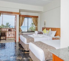 Двухместный номер Deluxe с видом на море 2 отдельные кровати в Karona Resort & Spa