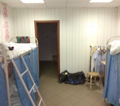 Кровать в общем номере в Super