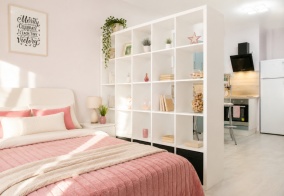 Апартаменты Квартира Уютная Студия Rose в PtzHome в Петрозаводске
