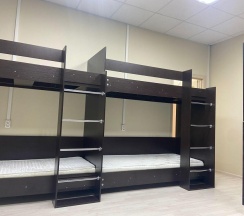 Кровать в общем номере в Сити