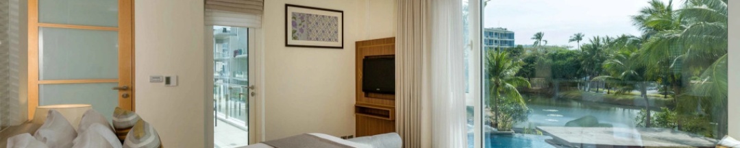 Резиденция с кухней c 1 комнатой с балконом в Splash Beach Resort