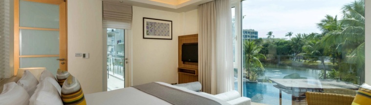 Резиденция с кухней c 1 комнатой с балконом в Splash Beach Resort