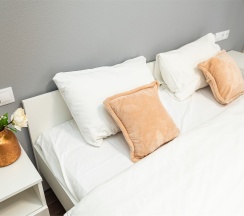 Двухместный номер Комфорт с 1 кроватью в Smart Hotel Kantemirovsky