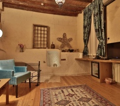 Двухместный люкс Cave Honeymoon двуспальная кровать в La Casa Cave