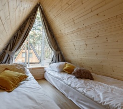 А-фрейм с террасой (dogs friendly) в Orsha River Club