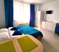 Апартаменты студия Домодедово, Южнодомодедовская улица, 17 в Runway Apartments на улице Южнодомодедовская 17