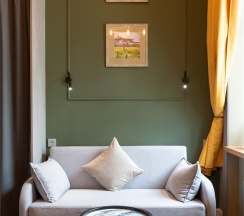 [54.3] Двухуровневые апартаменты с умной колонкой Алиса у Дворцовой площади, 30 кв.м. в Darooms