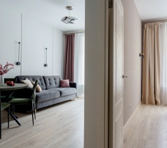 Апартаменты с балконом и с красивым видом из окна в Апартаменты Central street от сети Good Vibes Apartments
