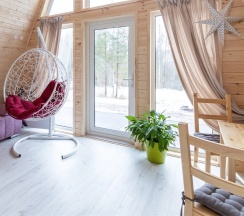 Светлое шале 1 в Рай в шалаше