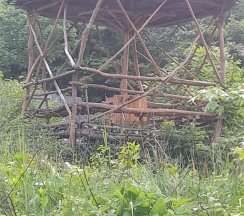 Двухместный номер с раздельными кроватями в Хижина