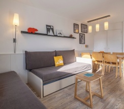 Апартаменты c 1 комнатой с балконом и с видом на горы в Résidence Pierre & Vacances Avoriaz Saskia Falaise