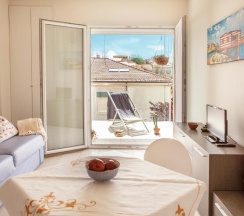 Двухместная студия Economy с балконом двуспальная кровать в Residence Sunrise Cesenatico
