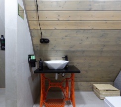 №6 A-Frame 50m2 с купелью (оснащение дома, стоимость купели и бани см. Подробнее) в Les holidays