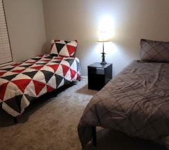 Кровать в общем номере в Cute And Cozy Hostel