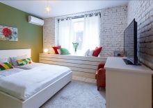 Двухместный номер делюкс с одной  кроватью в Loft hotel h11