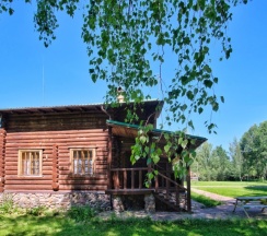 "Дом за прудом", с камином (эконом.класс). Для 10 гостей в Колкуново