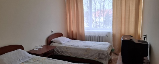 2-местный номер стандарт с 2 односпальными кроватями в Багратионовск