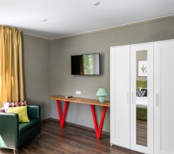Стандартный номер с двуспальной кроватью в Home Hotel