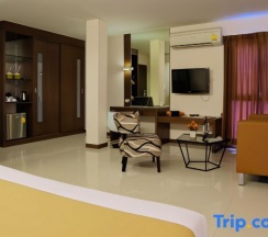 Одноместный номер Deluxe двуспальная кровать в Отель Grand Alpine