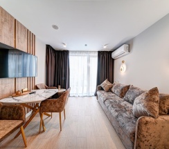 Duplex с видом на море и бассейн в Лучезарный Резорт