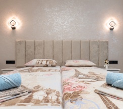 Двухместный номер Standard с балконом и с красивым видом из окна 2 отдельные кровати в Гостевой дом