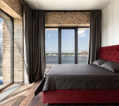 Lux апартамент для 5-х гостей с видом на реку в Sv Loft Apart