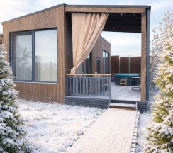 Сканди №12 "Земля" (оснащение дома, стоимость купели и бани см. Подробнее) в Pavlove Village