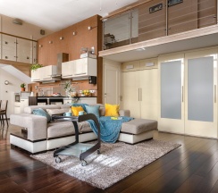 3-комнатные апартаменты студия Таврическая ул., 11 в MyHome YourHome (МайХоум ЙоХоум) на улице Таврическая