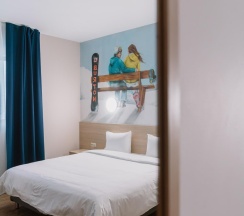 Номер стандарт с 1 двуспальной кроватью в Boogel Woogel bar&hotel