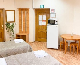 Кровать в 4-местном общем номере в Smart Hotel KDO Курск