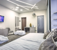 Двухместный номер Superior с балконом и с видом на море двуспальная кровать в Exclusive Hotel&Apartments