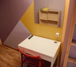 Двухместный номер Economy двухъярусная кровать в Geek Hostel