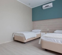 Апартаменты с гостиной и спальней в Sibgat Apartments