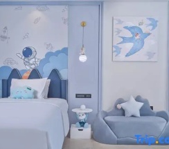 Двухместный семейный номер Standard с видом на море (2 отдельные кровати) в Tangla Hotel Sanya
