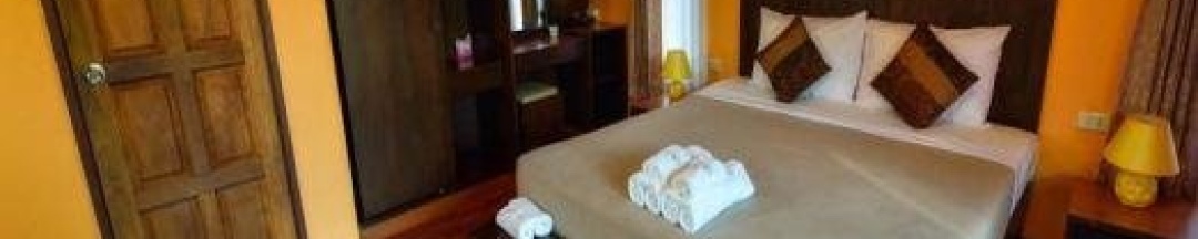 Бунгало с красивым видом из окна в Rangsiman Resort