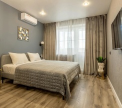 Апартаменты c 1 комнатой с балконом в Апартаменты HomeHotel