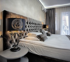 Двухместный номер 32 Deluxe с балконом и с видом на море 2 отдельные кровати в Exclusive Hotel&Apartments