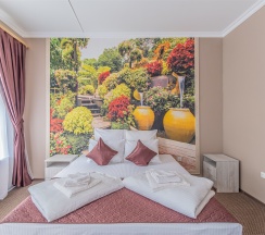 Большой двухместный номер с 1 кроватью или 2 отдельными кроватями в Кварталъ