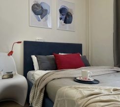 Номер Standard с красивым видом из окна в Квартира Apartslounge ЖК Самолет