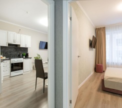 2-комнатные апартаменты улучшенные в Satin Home Apart на улице Грибалёвой