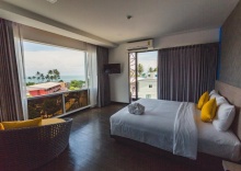 Одноместный люкс Deluxe с видом на море в Wake Up Aonang Hotel