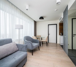 Апартаменты с 2 спальнями the Highest floors в Intermark Residence