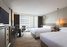 Двухместный люкс двуспальная кровать в Отель Bangkok Marriott Marquis Queen’s Park