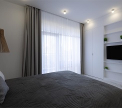Улучшенные апартаменты с балконом в Sphera apartments by Stellar